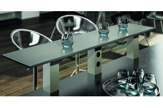 Barkonsolen Powerstation, eckig 80/80 mm, gerade