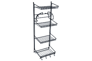 Draht-Putzschrankregal mit Schlauchhalter OK-LINE