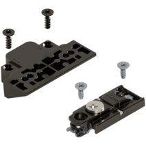 Alu CLIP-Adapterplatte BLUM für Teleskophebel AVENTOS HF / SERVO-DRIVE