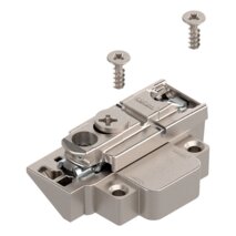 Alu CLIP-Adapterplatte BLUM für Teleskophebel AVENTOS HF / SERVO-DRIVE