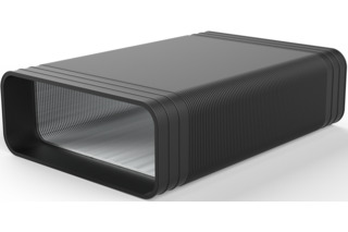 Flexibler Lüftungsschlauch für Flachkanal, blaufilter FKB 180, zu Tisch-/Muldenlüfter