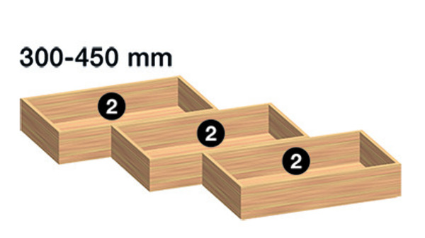 Holzboxen-Set 