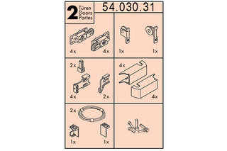 Beschläge-Grt. HAWA Libra 20 H FS/IS Synchro