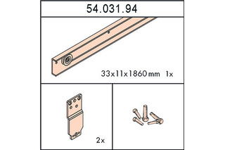 Beschläge-Grt. HAWA Combino L 40 FS Synchro