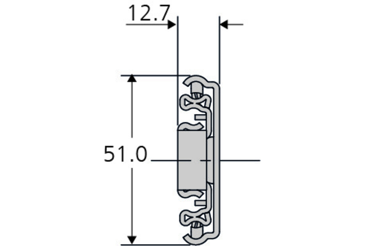 Soft-Close-Schiene ACCURIDE DZ3932-EC für mittlere Beanspruchungen