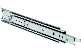 Schiene ACCURIDE DZ3306-DO-2 für mittlere Beanspruchung mit Verriegelung in eingefahrener Position und Aushalterung