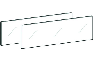 Glaseinsatz für Inlay Zarge HETTICH AvanTech YOU