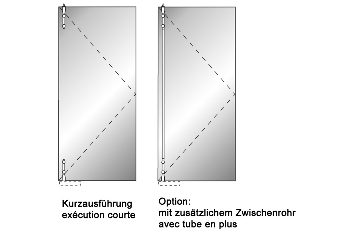 Drehtür-Beschläge DORMA GLAS MANET COMPACT