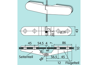 Glastürband DORMA GLAS Studio Rondo