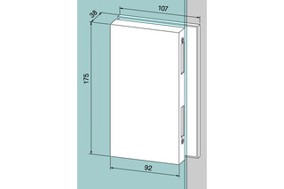 Gegenkasten DORMA GLAS Junior Office Classic