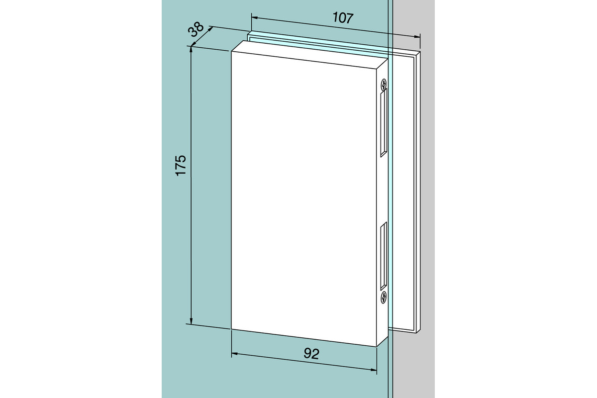 Gegenkasten DORMA GLAS Office Classic