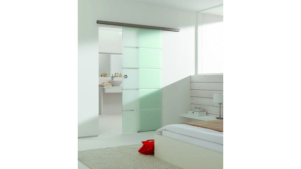 Komplett-Set Schiebetürbeschläge DORMA GLAS MUTO 150, Wandmontage