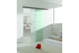 Komplett-Set Schiebetürbeschläge DORMA GLAS MUTO 150, Wandmontage