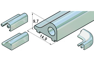 Schwallschutzprofil-Set rund PAULI+SOHN 8535