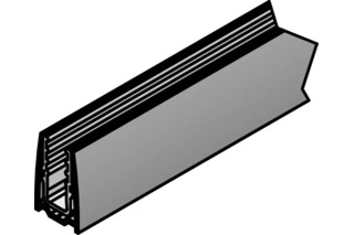 Wandanschluss-Klemmprofile VITRIS Aquant 40