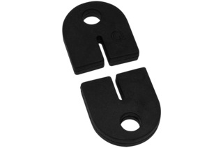 Gummieinlagen für Glasklemmbefestigungen