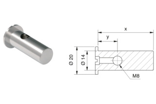 Querdübel PAULI+SOHN für Rahmenprofile