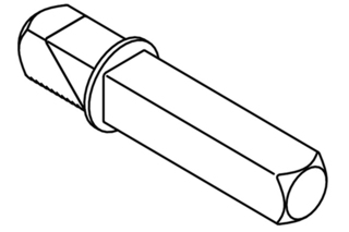 Wechselschloss-Verbindungsstifte HEWI 72.7B