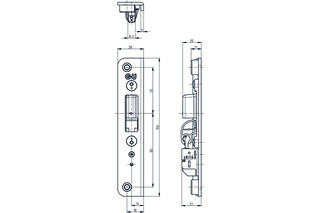 Schliessplatte G-U SECURY-Automatic