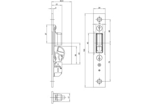 Schliessplatte G-U SECURY