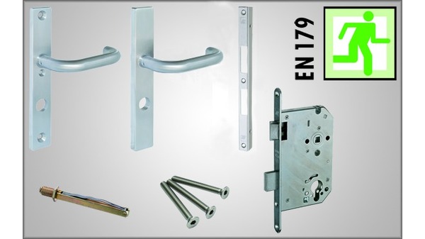Fluchtwegset MSL für 1-flüglige Türen nach EN 179 PBa