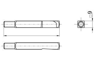 Wechselschloss-Verbindungsstifte BKS
