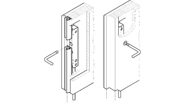 Schiebetür-Stangenverschlüsse HAWA-Doorfix