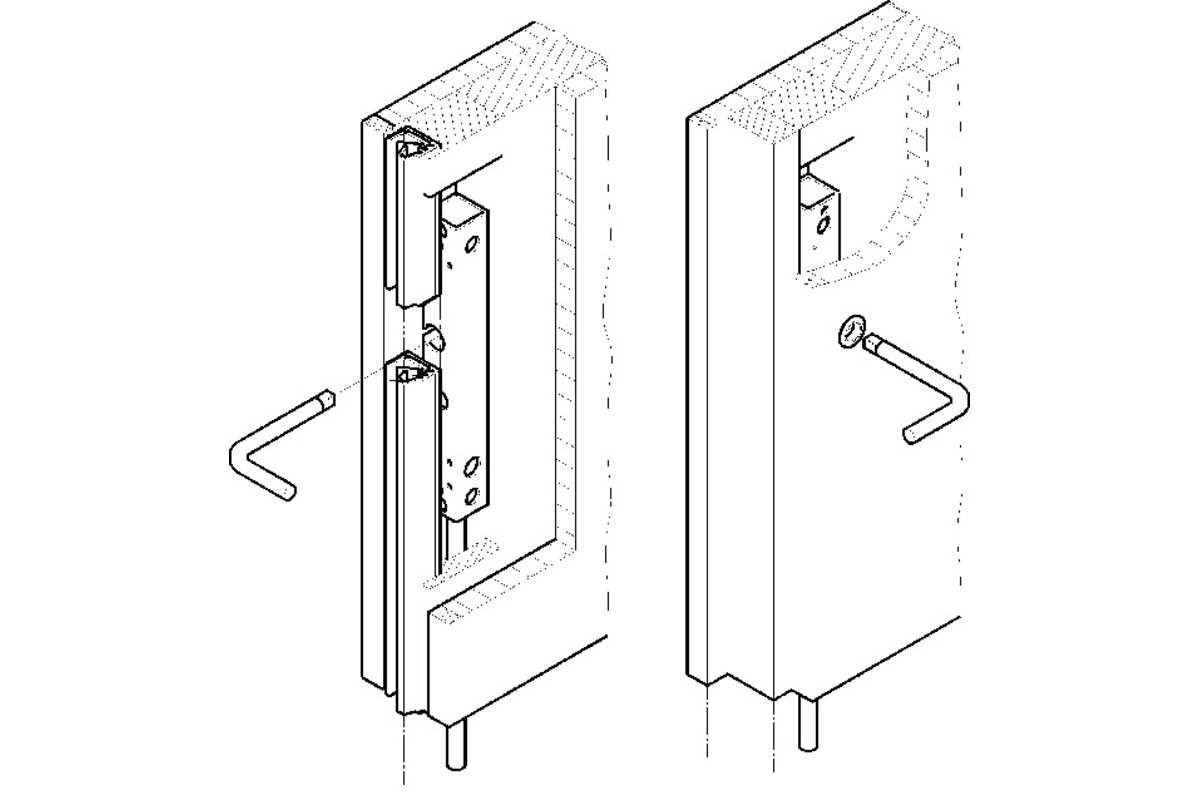 Schiebetür-Stangenverschlüsse HAWA-Doorfix