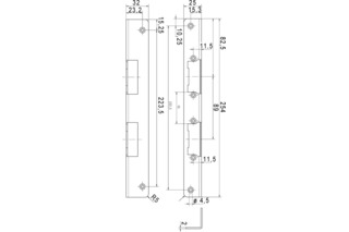 Winkelschliessblech EFF-EFF 56B35