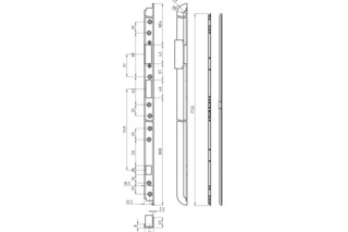 Einfrässchliessleiste GLUTZ E-1157