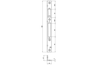 Winkelschliessblech MSL B-19351H