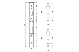 Flachschliessblech MSL B-19351H