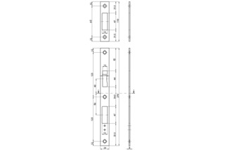 Flachschliessblech-Set MSL B-23421