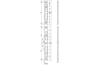 U-Schliessblech-Set MSL B-24421