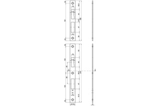 Flachschliessblech-Set MSL B-24421