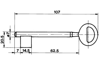 Zifferschlüssel SCHÄNIS