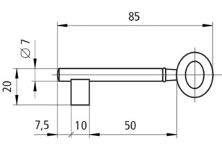 Zifferschlüssel SCHÄNIS