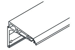 Winkeltragprofil für zwei Schiebebenen