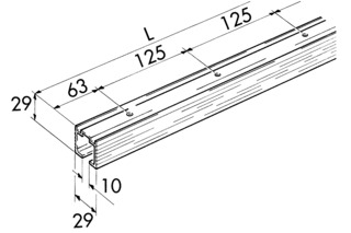 Laufschienen für HAWA Porta 45