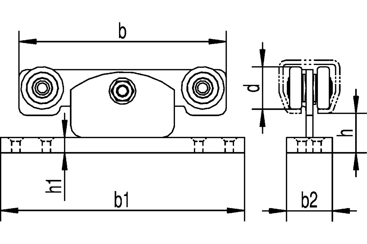 Rollapparat HELM-12, 4-rollig