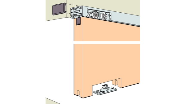 Schiebetürbeschläge HAWA Porta 60/100 HM/HMD