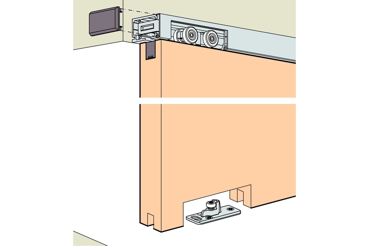 Schiebetürbeschläge HAWA Porta 60/100 HM/HMD