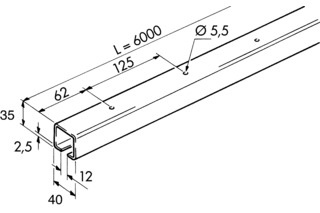 Laufschienen für HAWA Porta 300