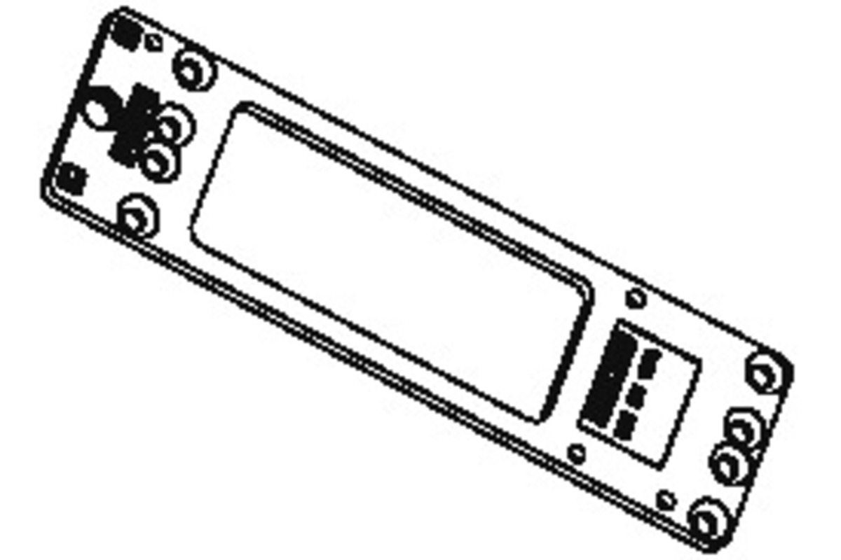 Montageplatte zu Türschliesser GEZE TS 2000 NV