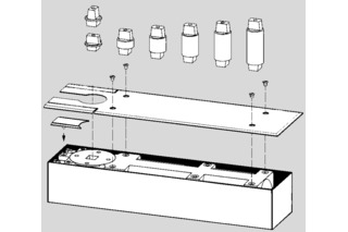 Steckachse zu DORMAKABA BTS 75V / 80 / 84