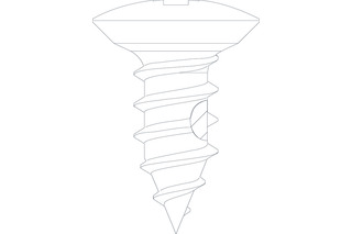 Senkkopf-Blechschraube BLUM
