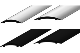 Hohlflachschienen zum Kleben