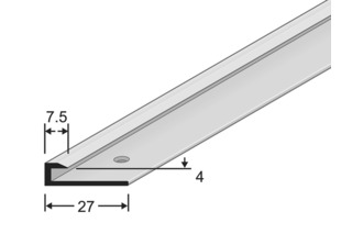 Gleitabschlussprofile glatt