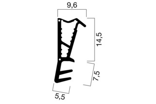 Haustür-Dichtungsprofile GOLL SF 1017