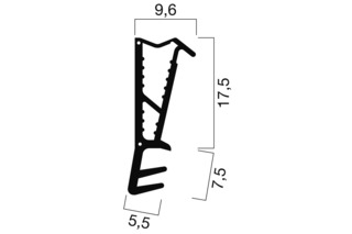 Haustür-Dichtungsprofile GOLL SF 1018